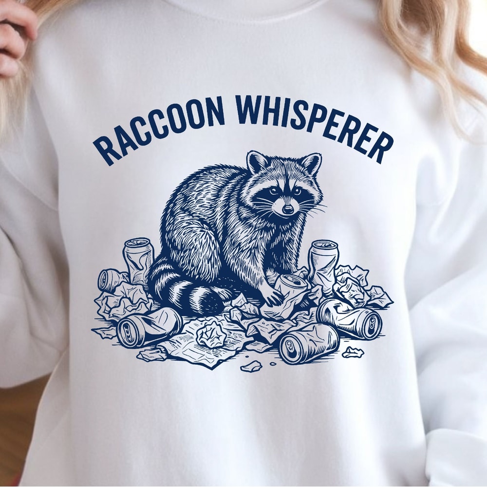 Raccoon Whisperer Shirt Funny Raccoon Lover TShirt Animal Humor Tee 4