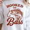 Hooked On Bass Shirt Fishing Lover TShirt Bass Fishing Tee 4