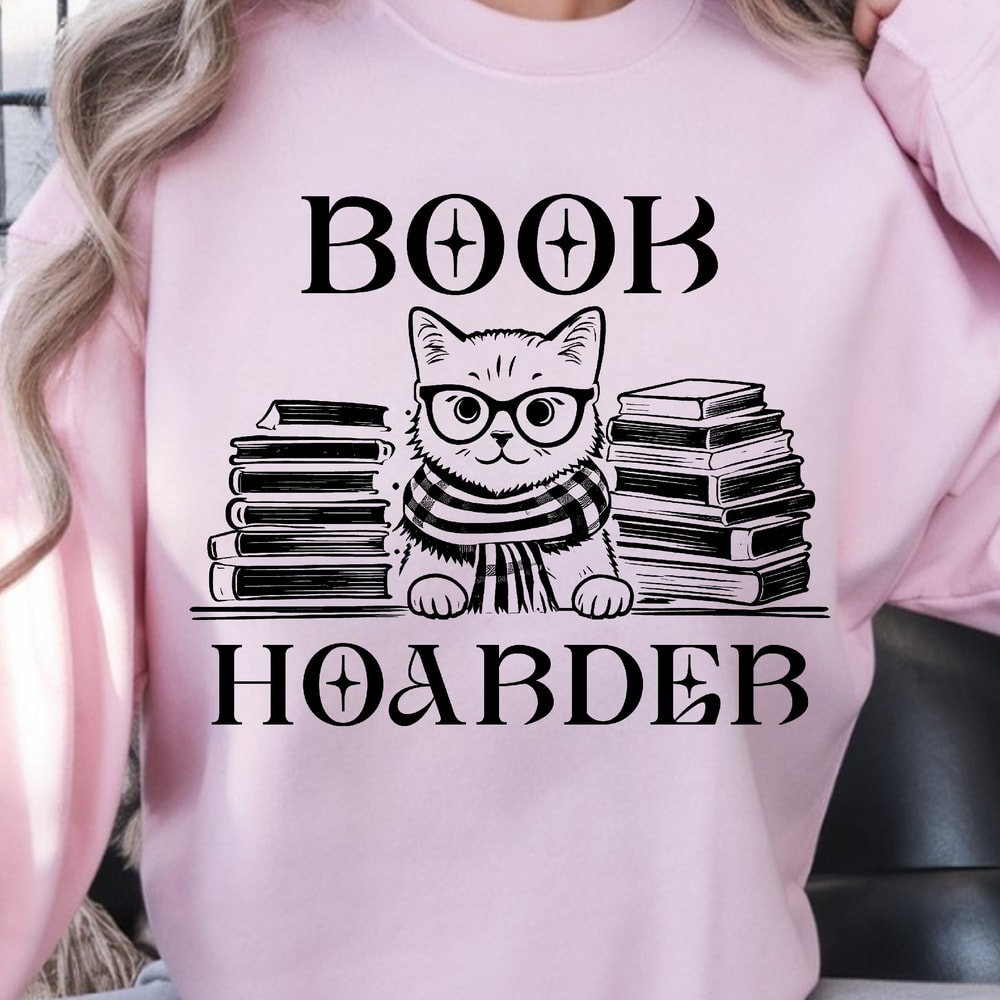 Book Hoarder Shirt Funny Book Lover TShirt Reading Addict Tee 2