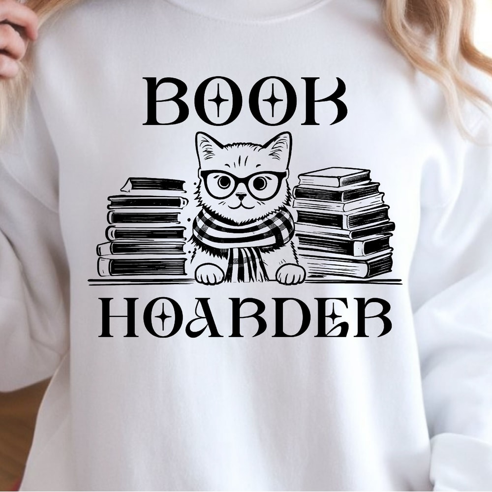 Book Hoarder Shirt Funny Book Lover TShirt Reading Addict Tee 3