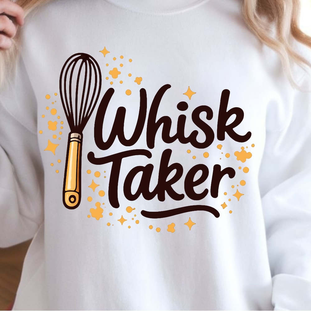 Whisk Taker Shirt Funny Baking TShirt Baker Lover Tee 4