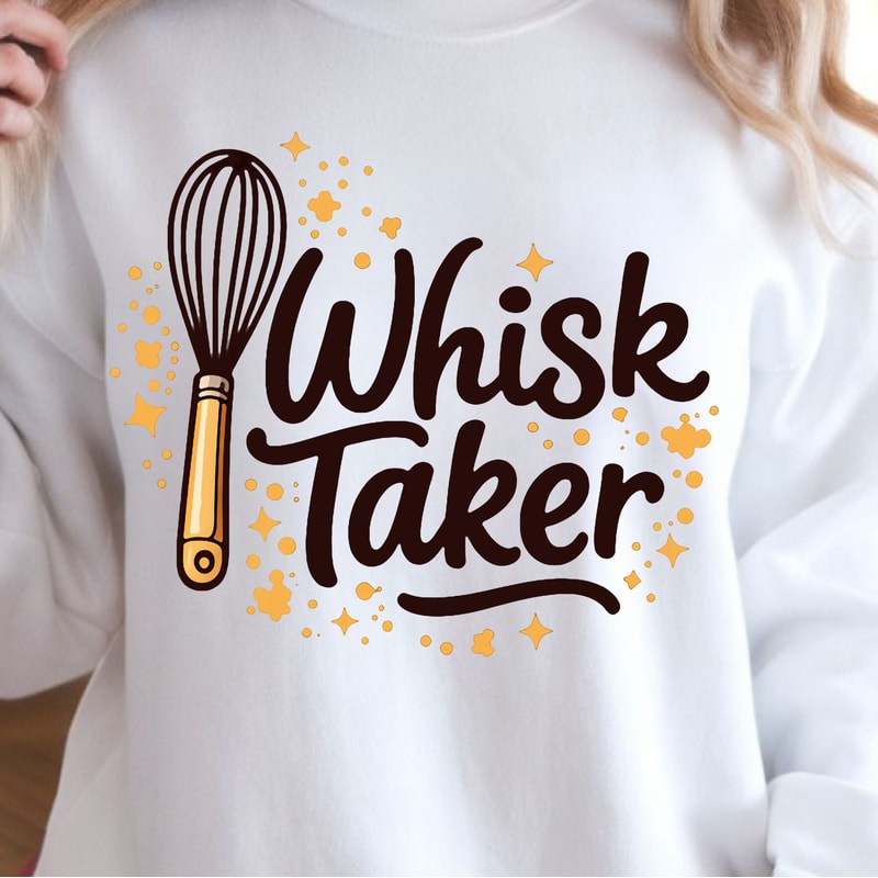 Whisk Taker Shirt Funny Baking TShirt Baker Lover Tee 4