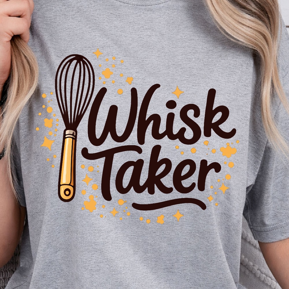 Whisk Taker Shirt Funny Baking TShirt Baker Lover Tee 0