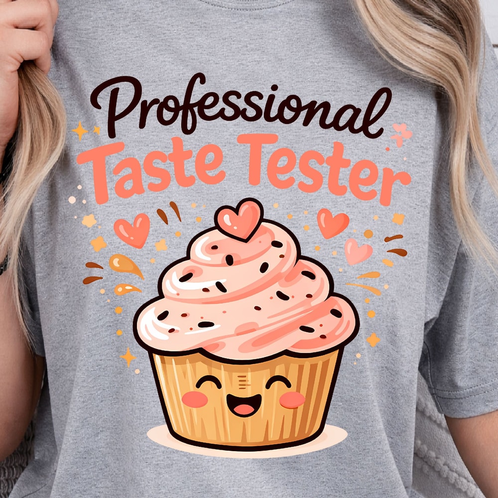 Professional Taste Tester Shirt Funny Food Lover TShirt Gourmet Tester Tee 4