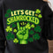 Lets Get Shamrocked Shirt St Patricks Day TShirt Fun Irish Tee 1
