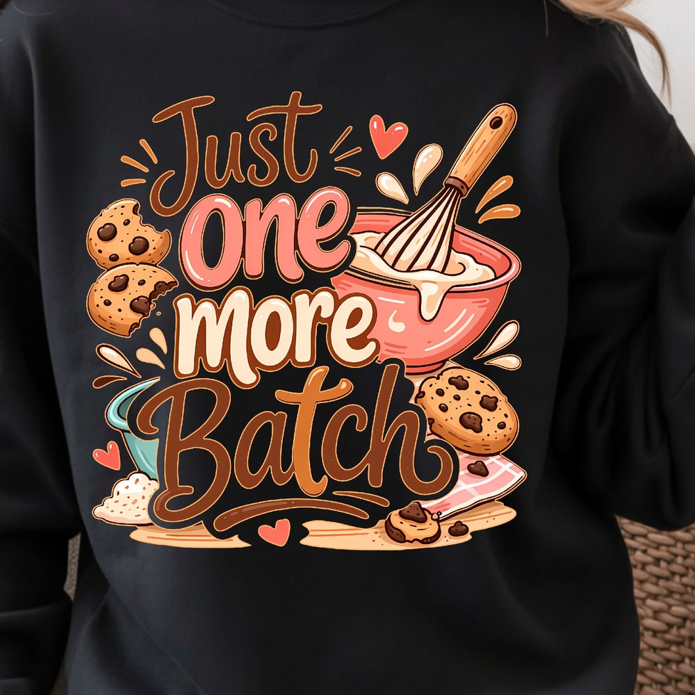 Just One More Batch Shirt Funny Baking TShirt Baking Lover Tee 1