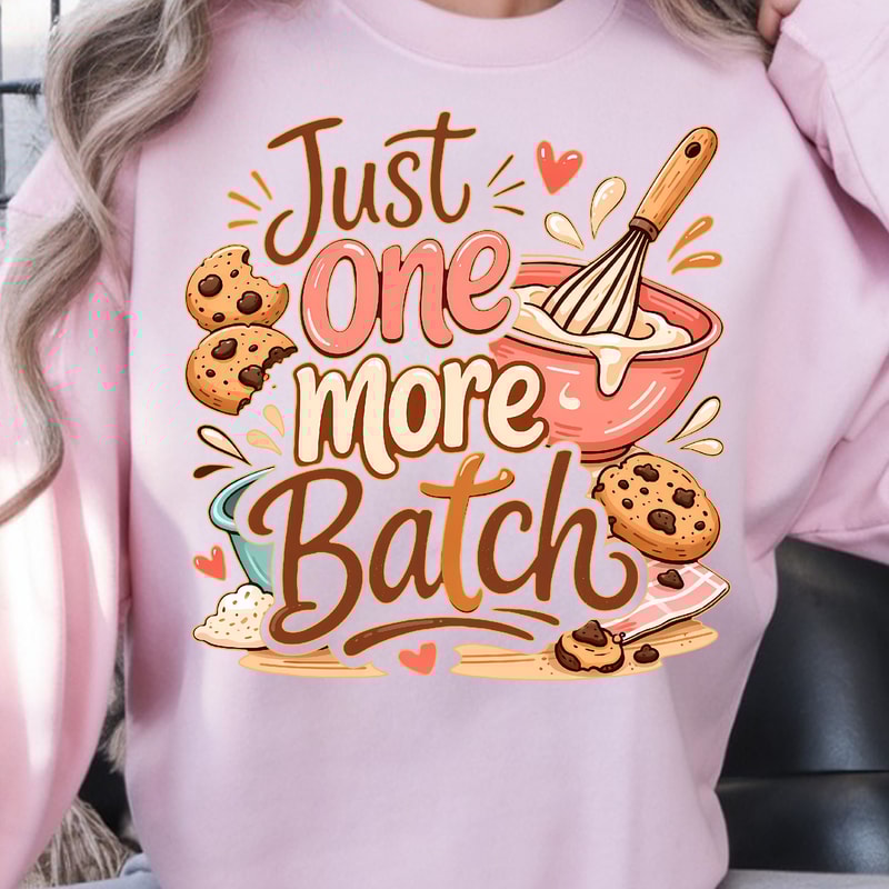 Just One More Batch Shirt Funny Baking TShirt Baking Lover Tee 2