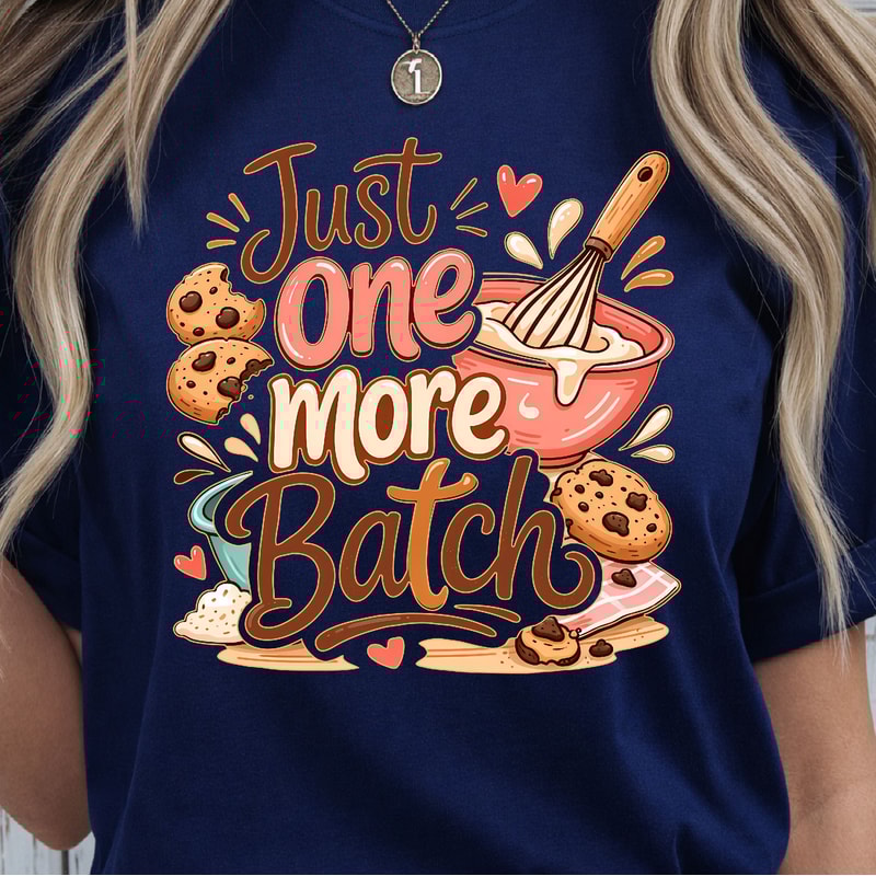 Just One More Batch Shirt Funny Baking TShirt Baking Lover Tee 3
