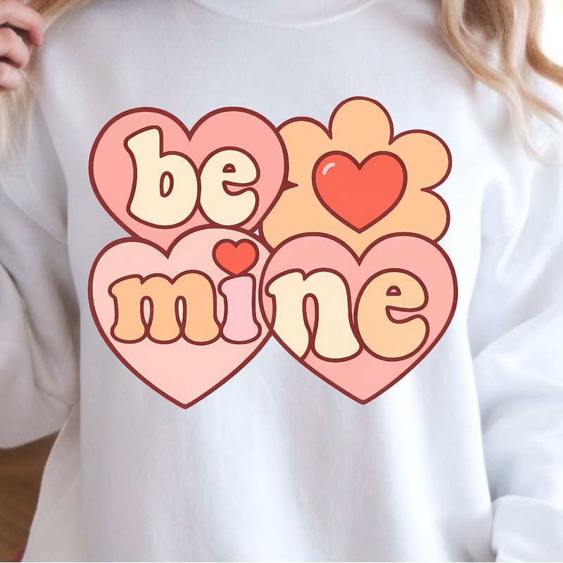 Be Mine Shirt Romantic TShirt Valentines Day Tee 3