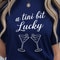 A Tini Bit Lucky Shirt St Patricks Day TShirt Funny Lucky Tee 1
