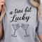 A Tini Bit Lucky Shirt St Patricks Day TShirt Funny Lucky Tee 3
