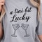 A Tini Bit Lucky Shirt St Patricks Day TShirt Funny Lucky Tee 3