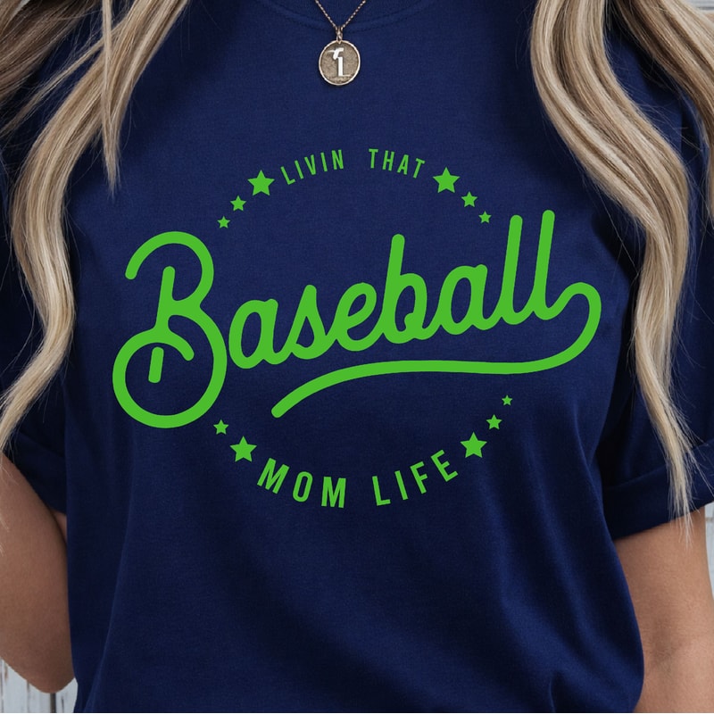 Baseball Mama Shirt Baseball Mom TShirt Baseball Shirt For Women 2