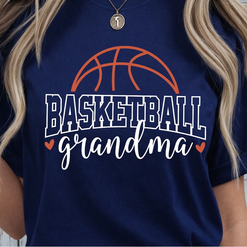 Basketball Grandma Sweatshirt Basketball Mom TShirt Sports Fan Sweatshirt 0