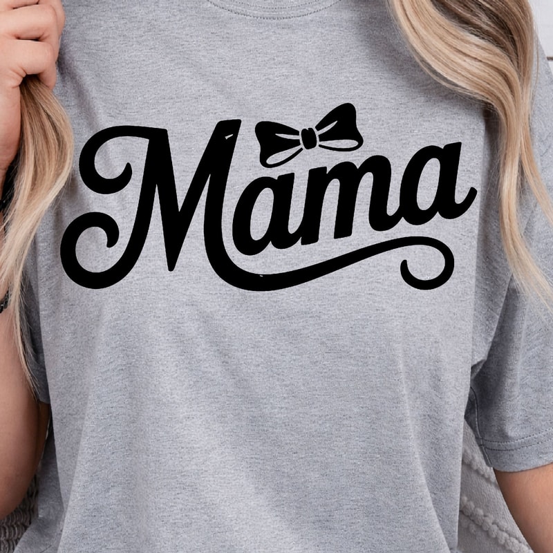 Coquette Mama Sweatshirt Bow Mama Crewneck Cute Mama Shirt 4