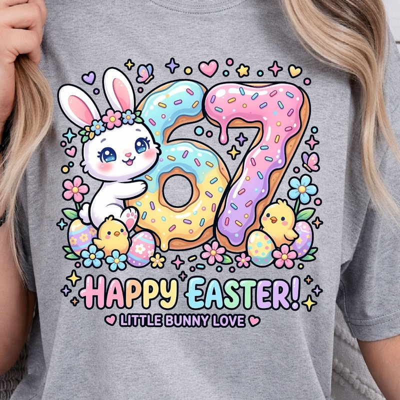67 Happy Easter TShirt Easter Celebration Shirt Fun Holiday Tee 4