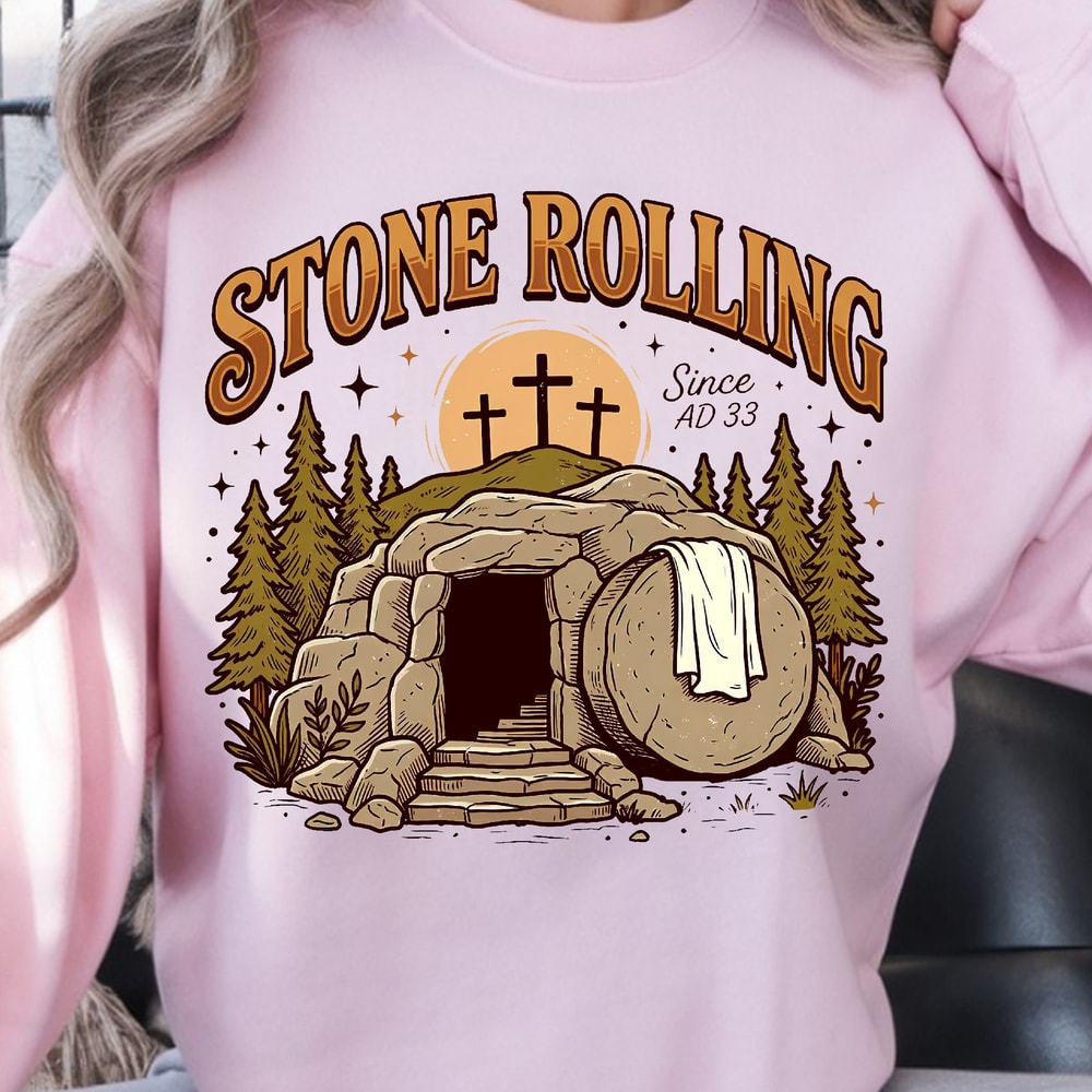 Stone Rolling TShirt Inspirational Quote Tee Motivational TShirt 2