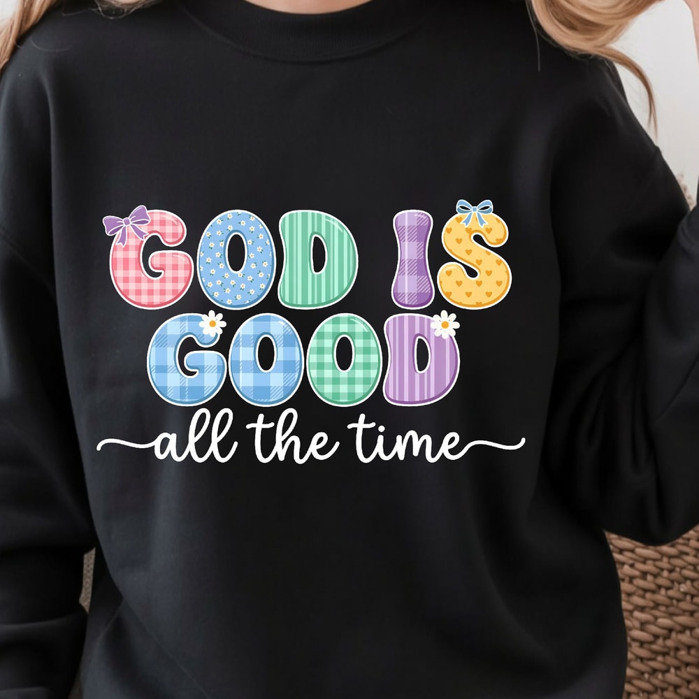 God Is Good Shirt Inspirational Faith TShirt Motivational Quote Tee 0
