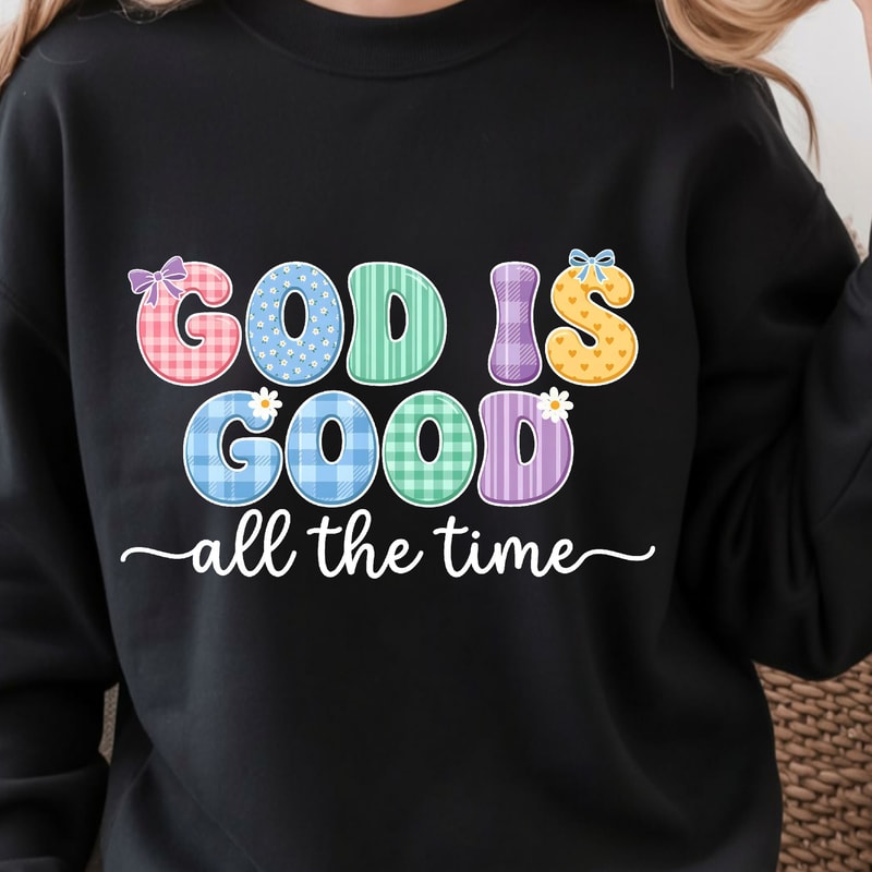 God Is Good Shirt Inspirational Faith TShirt Motivational Quote Tee 0