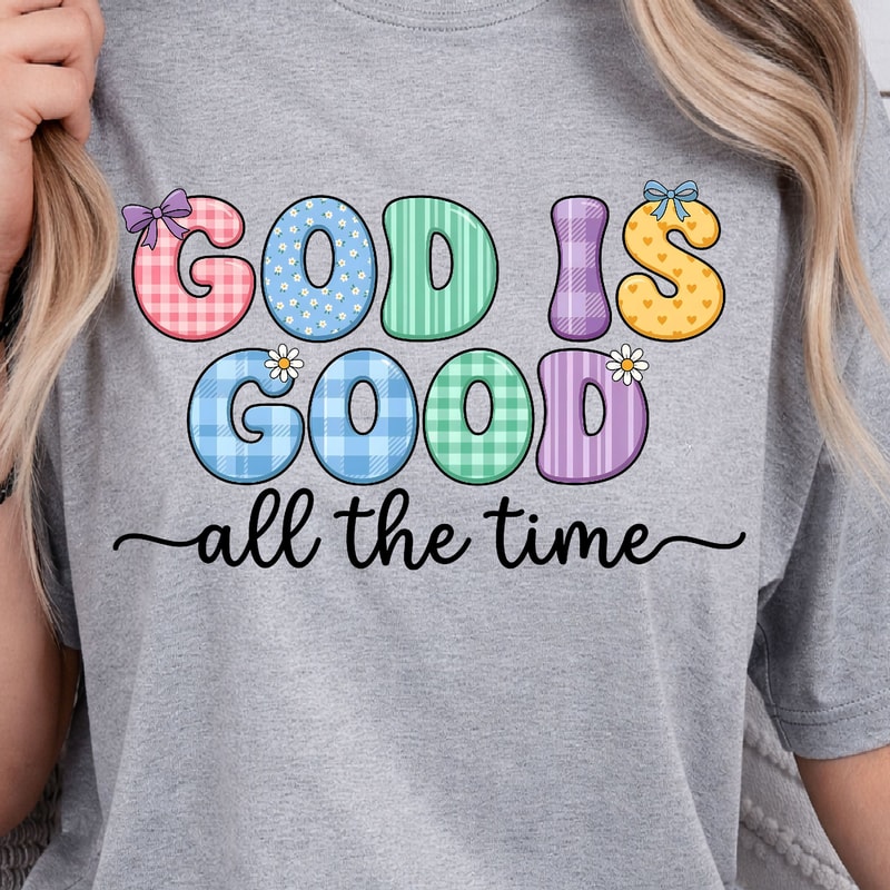 God Is Good Shirt Inspirational Faith TShirt Motivational Quote Tee 4