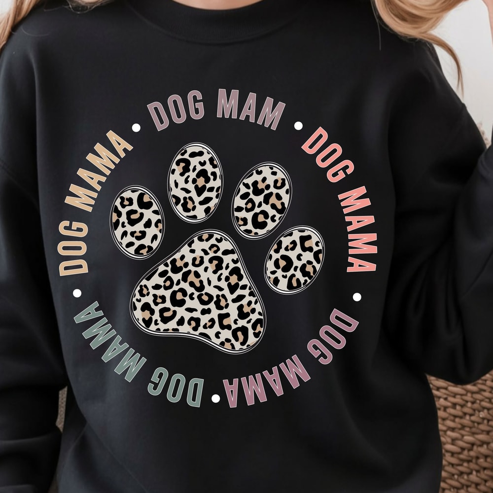 Dog Mama Shirt Cute Dog Mom TShirt Perfect Dog Mom Gift 0