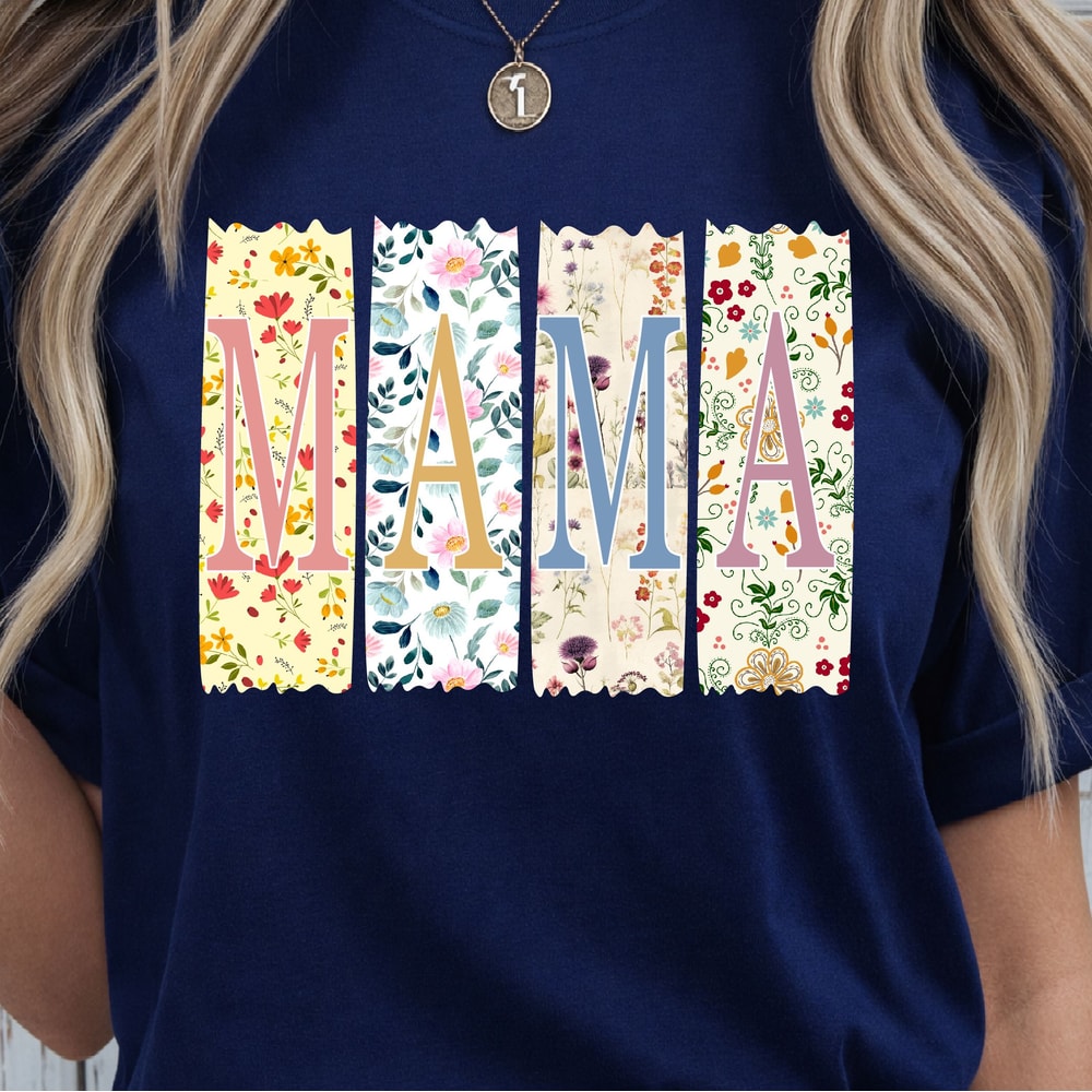 Floral Mama Crewneck Sweatshirt Wildflower Mom Sweatshirt Cute Spring Mom Gift 0