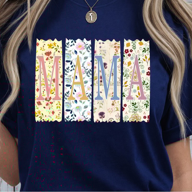 Floral Mama Crewneck Sweatshirt Wildflower Mom Sweatshirt Cute Spring Mom Gift 0