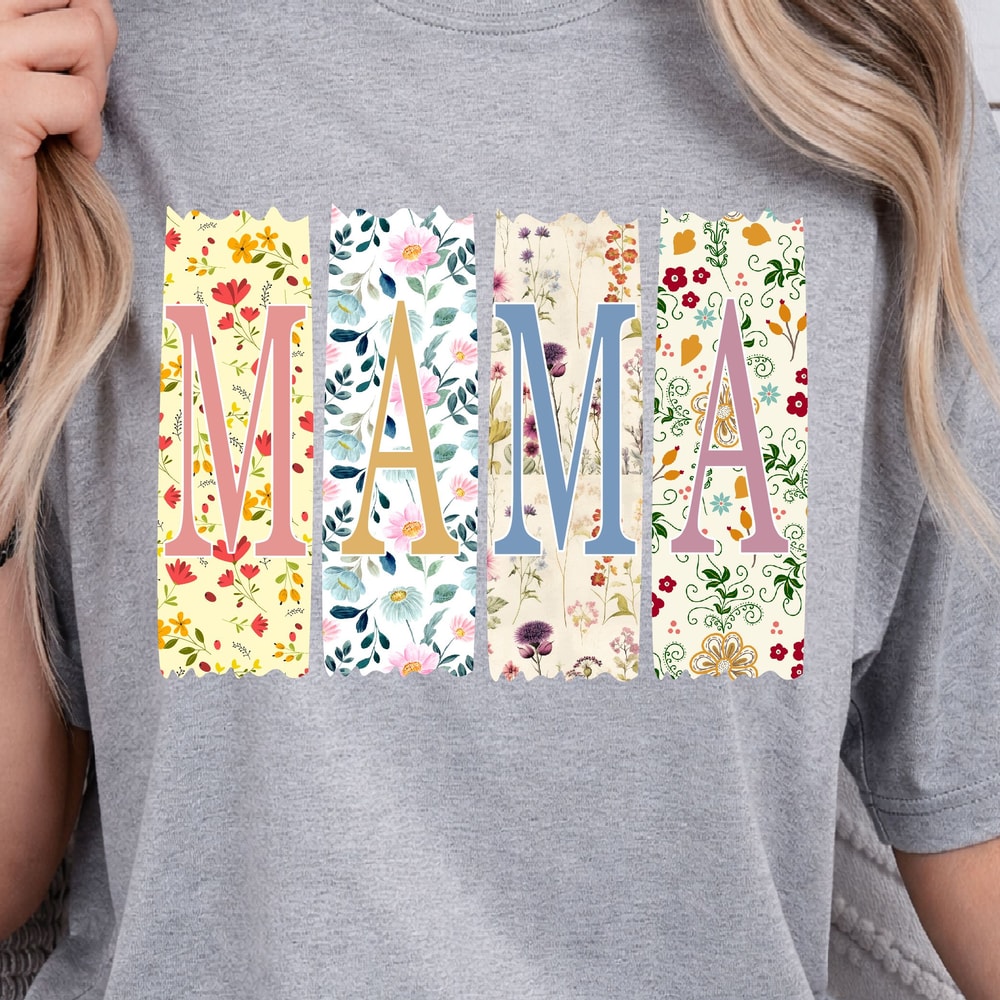 Floral Mama Crewneck Sweatshirt Wildflower Mom Sweatshirt Cute Spring Mom Gift 4
