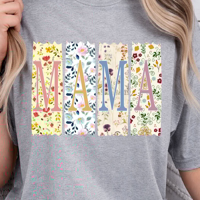 Floral Mama Crewneck Sweatshirt Wildflower Mom Sweatshirt Cute Spring Mom Gift 4
