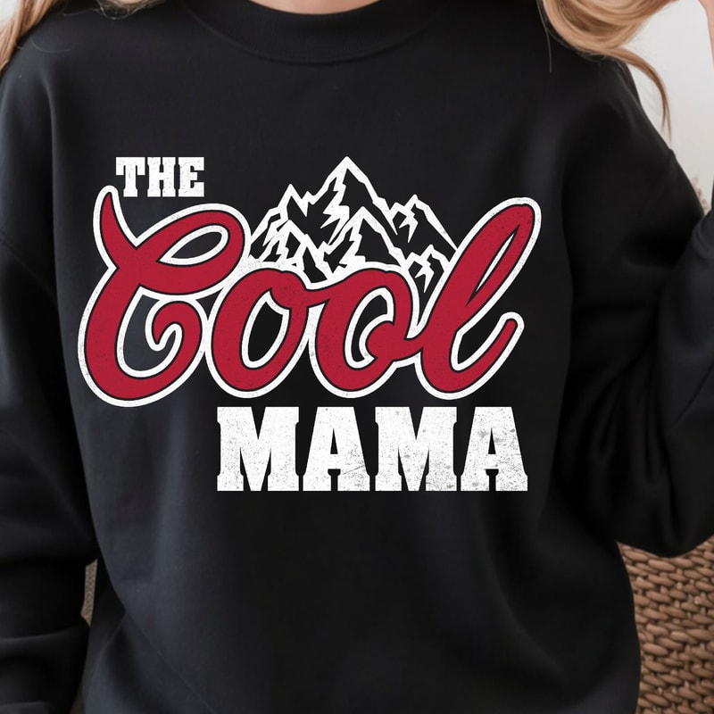 The Cool Mama Shirt Mom Life TShirt Stylish Mother Shirt Perfect Mom Gift 0