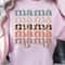 Retro Leopard Mama Shirt Motherhood Graphic Tee Cute Mama Top 1