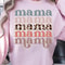 Retro Leopard Mama Shirt Motherhood Graphic Tee Cute Mama Top 1