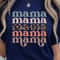 Retro Leopard Mama Shirt Motherhood Graphic Tee Cute Mama Top 2