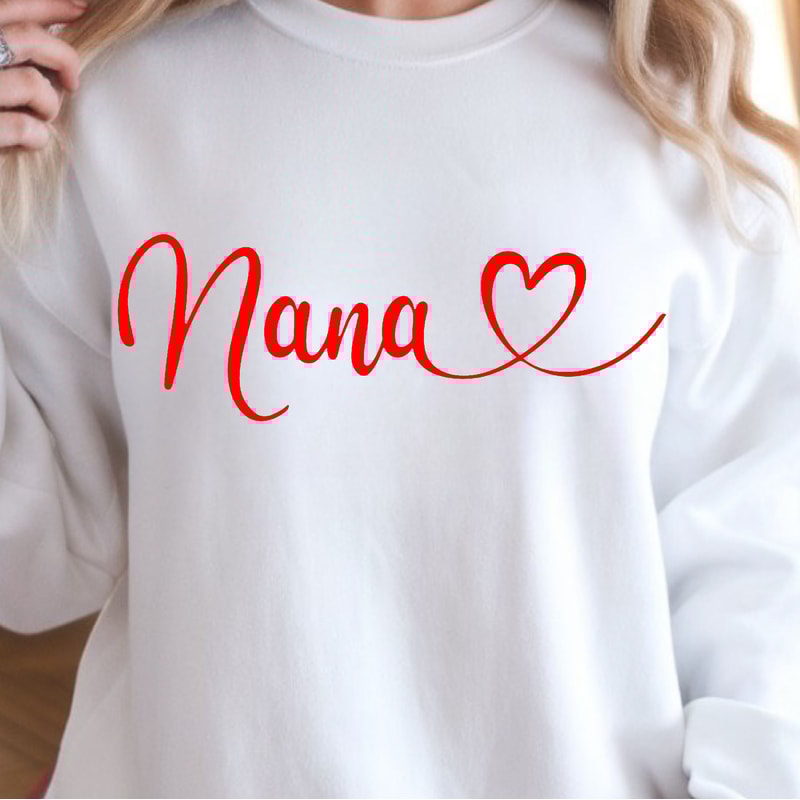 Nana Shirt Sweatshirt Cute Nana TShirt Cozy Nana Sweatshirt Perfect Grandma Gift 4