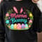 Bunny Mama Easter Shirt Cute Bunny Ear Easter Eggs Floral Spring TShirt 0