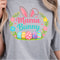 Bunny Mama Easter Shirt Cute Bunny Ear Easter Eggs Floral Spring TShirt 4