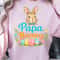 Bunny Papa Easter Shirt Gentle Bunny Dad Tee With Easter Eggs Spring Graphic 4