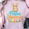 Bunny Papa Easter Shirt Gentle Bunny Dad Tee With Easter Eggs Spring Graphic 4