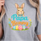 Bunny Papa Easter Shirt Gentle Bunny Dad Tee With Easter Eggs Spring Graphic 1