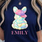 Easter Bunny Custom Name Shirt Personalized Bunny Tee With Your Name 0
