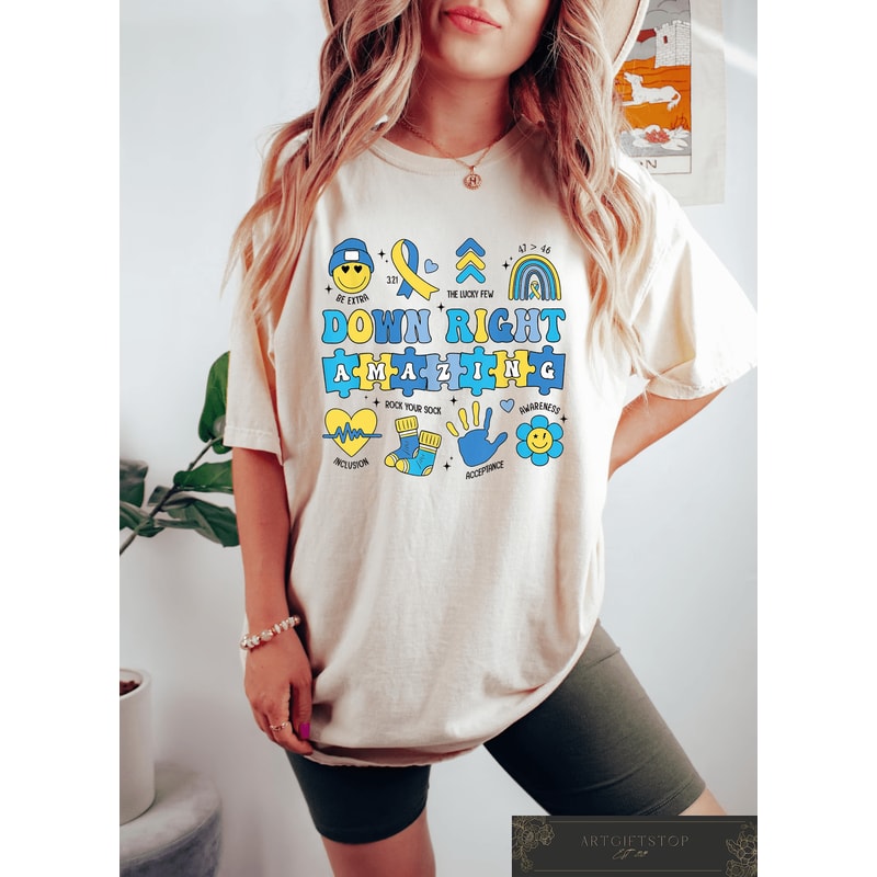 Down Syndrome Awareness Tshirt Inclusion Gift 1