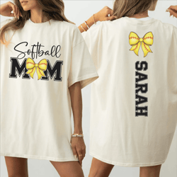 comfort colors softball mom shirt – custom game day tee