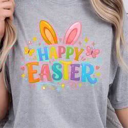 happy easter shirt – bunny ears design easter tee