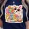 Hoppy Easter Shirt Happy Cool Bunny Easter Eggs Design Tee 1