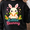 Little Bunny Shirt Cute Bunny Carrying Carrots Easter Tee 0