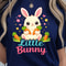 Little Bunny Shirt Cute Bunny Carrying Carrots Easter Tee 2