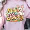 Stay Happy Shirt Happy Bunny With Carrots Easter Tee 2
