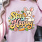 Stay Happy Shirt Happy Bunny With Carrots Easter Tee 2
