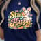 Stay Happy Shirt Happy Bunny With Carrots Easter Tee 4