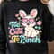 Too Cute To Pinch Shirt Happy Bunny With Glasses Lil Flowers Design 0